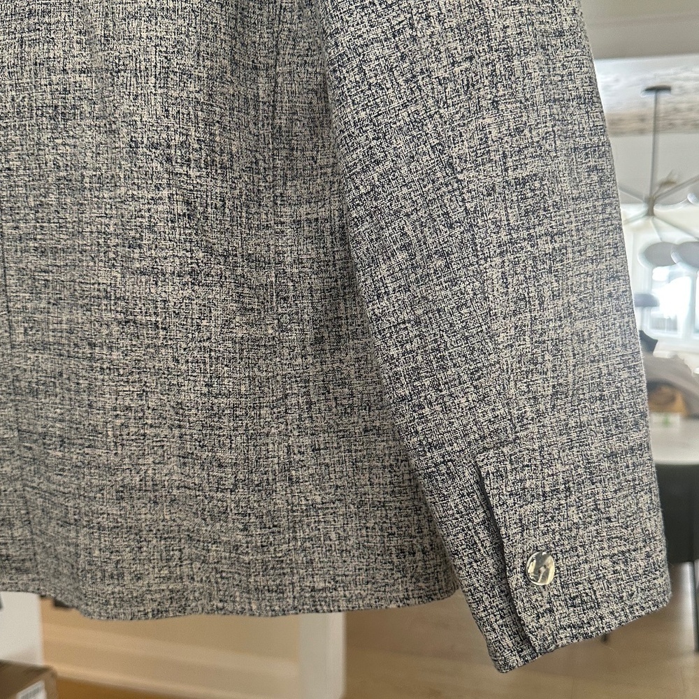 Men's - 18 WAITS - NWT Textured Jacket with Botanical Print Lining - Picture 10 of 15